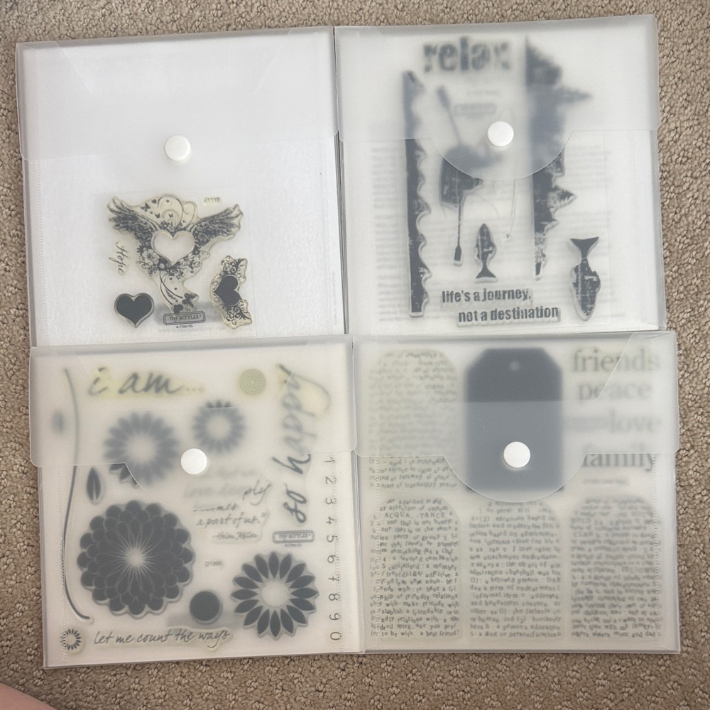 NWT CTMH Stamp Set Lot.